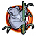 C1: Background---Vanilla(Isacord 40 #1022)&#13;&#10;C2: Rings---Foliage Rose(Isacord 40 #1169)&#13;&#10;C3: Rings---Goldenrod(Isacord 40 #1137)&#13;&#10;C4: Koala Bear---Silver(Isacord 40 #1236)&#13;&#10;C5: Detail Koala---White(Isacord 40 #1002)&#13;&#10
