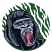 C1: Background---Lime(Isacord 40 #1176)
C2: Mouth---Heather Pink(Isacord 40 #1117)
C3: Hair---Charcoal(Isacord 40 #1234)
C4: Shading---Silver(Isacord 40 #1236)
C5: Shading---Leadville(Isacord 40 #1220)
C6: Shad