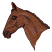 C1: Horse---Golden Grain(Isacord 40 #1126)
C2: Horse Shading---Pecan(Isacord 40 #1128)
C3: Horse Shading---Pine Bark(Isacord 40 #1170)
C4: Horse Shading, Eye, & Outline---Mahogany(Isacord 40 #1215)
C5: Shine in Eye---Wh
