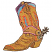 C1: Trim---Crystal Blue(Isacord 40 #1249)
C2: Shading---Ocean Blue(Isacord 40 #1172)
C3: Boot---Old Gold(Isacord 40 #1055)
C4: Shading---Fawn(Isacord 40 #1128)
C5: Trim---Apricot(Isacord 40 #1238)
C6: Trim---Fr