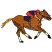 C1: Horse---Golden Grain(Isacord 40 #1126)&#13;&#10;C2: Skin---Twine(Isacord 40 #1017)&#13;&#10;C3: Lower Legs---White(Isacord 40 #1002)&#13;&#10;C4: Silks---Geranium(Isacord 40 #1039)&#13;&#10;C5: Horse Shading---Bark(Isacord 40 #1186)&#13;&#10;C6: Saddl