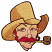 C1: Hat---Old Gold(Isacord 40 #1055)
C2: Shade---Golden Grain(Isacord 40 #1126)
C3: Face---Twine(Isacord 40 #1017)
C4: Shade---Flax(Isacord 40 #1055)
C5: Hair & Eyes---Rust(Isacord 40 #1058)
C6: Eyes---White(Is