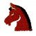 C1: Mane---Pine Bark(Isacord 40 #1170)
C2: Horse---Golden Grain(Isacord 40 #1126)
C3: Eye & Ear---Champagne(Isacord 40 #1070)