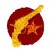 C1: Background---Tulip(Isacord 40 #1533)&#13;&#10;C2: Star---Goldenrod(Isacord 40 #1137)&#13;&#10;C3: Gun---Citrus(Isacord 40 #1187)