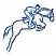 C1: Rider---Ocean Blue(Isacord 40 #1172)&#13;&#10;C2: Horse---Laguna(Isacord 40 #1143)