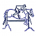 C1: Figure & Hurdle---Light Midnight(Isacord 40 #1197)&#13;&#10;C2: Horse---Venetian Blue(Isacord 40 #1112)