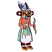 C1: Headpiece & Robe---Silver Sage(Isacord 40 #1045)
C2: Headpiece & Robe Shading---Trellis Green(Isacord 40 #1503)
C3: Bow---Old Gold(Isacord 40 #1055)
C4: Bow Shading---Taupe(Isacord 40 #1179)
C5: Feathers---Amethyst