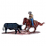 C1: Dust & Skin---Shrimp Pink(Isacord 40 #1017)
C2: Dust Shading & Horse---Rust(Isacord 40 #1058)
C3: Horse Shading---Fox(Isacord 40 #1186)
C4: Saddle---Sisal(Isacord 40 #1055)
C5: Pants---Nordic Blue(Isacord 40 #1076)&
