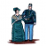 C1: Ground---Rust(Isacord 40 #1058)&#13;&#10;C2: Skin---Shrimp Pink(Isacord 40 #1017)&#13;&#10;C3: Shawl---Army Drab(Isacord 40 #1209)&#13;&#10;C4: Dress & Hat---Dark Jade(Isacord 40 #1503)&#13;&#10;C5: Dress & Hat Shading---Spruce(Isacord 40 #1162)&#13;&