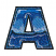 C1: Letter---Cerulean(Isacord 40 #1534)&#13;&#10;C2: Shading---Purple Metallic(Yenmet/ Isamet #7050)&#13;&#10;C3: Dark Shading---Lilac Metallic(Yenmet/ Isamet #7012)&#13;&#10;C4: Highlights---Aqua Marine Metallic(Yenmet/ Isamet #7053)&#13;&#10;C5: Lightes