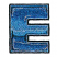 C1: Letter---Cerulean(Isacord 40 #1534)&#13;&#10;C2: Shading---Purple Metallic(Yenmet/ Isamet #7050)&#13;&#10;C3: Dark Shading---Lilac Metallic(Yenmet/ Isamet #7012)&#13;&#10;C4: Highlights---Aqua Marine Metallic(Yenmet/ Isamet #7053)&#13;&#10;C5: Lightes