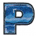 C1: Letter---Cerulean(Isacord 40 #1534)
C2: Shading---Purple Metallic(Yenmet/ Isamet #7050)
C3: Dark Shading---Lilac Metallic(Yenmet/ Isamet #7012)
C4: Highlights---Aqua Marine Metallic(Yenmet/ Isamet #7053)
C5: Lightes