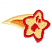 C1: Tail & Star---Buttercup(Isacord 40 #1135)
C2: Inside Tail---Spanish Gold(Isacord 40 #1065)
C3: Outlines---Geranium(Isacord 40 #1039)