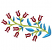 C1: Flower Middles---Impatience(Isacord 40 #1111)
C2: Flower Outsides---Cerise(Isacord 40 #1192)
C3: Leaves---Laguna(Isacord 40 #1143)
C4: Leaves---Crystal Blue(Isacord 40 #1249)
C5: Stem---Seaweed(Isacord 40 #1209)