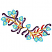 C1: Hearts---Spring Frost(Isacord 40 #1047)
C2: Heart Outlines---Crystal Blue(Isacord 40 #1249)
C3: Leaves---Fuchsia(Isacord 40 #1533)
C4: Vine---Candlelight(Isacord 40 #1137)
C5: Leaves---Frosted Plum(Isacord 40 #1080)