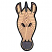 C1: Mask---Parchment(Isacord 40 #1066)
C2: Stripes, Eyes & Ear Edges---Pecan(Isacord 40 #1128)
C3: Nose & Mane---Whale(Isacord 40 #1041)
C4: Outlines, Eyes & Nostrils---Black(Isacord 40 #1234)
