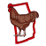 C1: State ---Poinsettia(Isacord 40 #1147)
C2: Beak---Canary(Isacord 40 #1124)
C3: Comb & Wattle---Wildfire(Isacord 40 #1147)
C4: Legs & Feet---Meringue(Isacord 40 #1017)
C5: Body & Shading on Legs---Penny(Isacord 40 #10