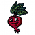 C1: Leaves---Erin Green(Isacord 40 #1510)
C2: Leaves Shading ---Evergreen(Isacord 40 #1208)
C3: Beet Shading---Bordeaux(Isacord 40 #1035)
C4: Beet---Fuchsia(Isacord 40 #1533)
C5: Outlines---Black(Isacord 40 #1234)&