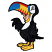 C1: Face---Shrimp(Isacord 40 #1258)
C2: Belly & Eyes---White(Isacord 40 #1002)
C3: Toucan Eyes---Oxford(Isacord 40 #1222)
C4: Beak---Cerulean(Isacord 40 #1534)
C5: Beak & Feet---Canary(Isacord 40 #1124)
C6: Bea