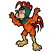 C1: Face---Shrimp(Isacord 40 #1258)&#13;&#10;C2: Hair---Pine Bark(Isacord 40 #1170)&#13;&#10;C3: Rooster Suit---Pumpkin(Isacord 40 #1168)&#13;&#10;C4: Hood---Swiss Ivy(Isacord 40 #1079)&#13;&#10;C5: Beak, Feet, & Legs---Light Brass(Isacord 40 #1067)&#13;&