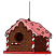 C1: Inside Hole---Mahogany(Isacord 40 #1215)&#13;&#10;C2: Front of House---Bark(Isacord 40 #1186)&#13;&#10;C3: Front Shading & Side---Cinnamon(Isacord 40 #1247)&#13;&#10;C4: Candy Canes---Silky White(Isacord 40 #1001)&#13;&#10;C5: Candy Canes & Platform--