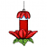 C1: Glass---White(Isacord 40 #1002)
C2: Glass Shading---Crystal Blue(Isacord 40 #1249)
C3: Feeder Petals---Tropical Pink - neon(Isacord 40 #1511)
C4: Petals Shading & Nectar---Poinsettia(Isacord 40 #1147)
C5: Petals & N