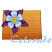 C1: State---Lemon(Isacord 40 #1167)
C2: State Shading & Outlines---Date(Isacord 40 #1216)
C3: Flower---Orchid(Isacord 40 #1255)
C4: Outlines & Shading on Outer Petals---Heraldic(Isacord 40 #1195)
C5: Inner Petals---Ice