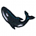C1: Whale---Charcoal(Isacord 40 #1234)
C2: Markings---Silky White(Isacord 40 #1001)
C3: Whale Highlights---Caribbean(Isacord 40 #1090)
C4: Outline---Black(Isacord 40 #1234)