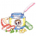 C1: Celery---Bright Mint(Isacord 40 #1510)&#13;&#10;C2: Celery Outlines---Erin Green(Isacord 40 #1510)&#13;&#10;C3: Spoon Inside Jar---Smoke(Isacord 40 #1219)&#13;&#10;C4: Spoon---Sterling(Isacord 40 #1011)&#13;&#10;C5: Apple---Shrimp Pink(Isacord 40 #101