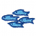 C1: Fish---Crystal Blue(Isacord 40 #1249)
C2: Outline---Nordic Blue(Isacord 40 #1076)