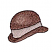 C1: Hat Band---Ivory(Isacord 40 #1149)&#13;&#10;C2: Hat---Pecan(Isacord 40 #1128)&#13;&#10;C3: Hat Highlights---Old Gold(Isacord 40 #1055)&#13;&#10;C4: Hat Shading---Redwood(Isacord 40 #1057)&#13;&#10;C5: Outlines---Mahogany(Isacord 40 #1215)
