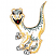 C1: Dino---Canary(Isacord 40 #1124)
C2: Stripes---Evergreen(Isacord 40 #1208)
C3: Body Outlines---Liberty Gold(Isacord 40 #1025)
C4: Tongue---Strawberry(Isacord 40 #1257)
C5: Claws, Eyes, & Mouth---Black(Isacord 40 #123