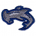 C1: Hammerhead---Dolphin(Isacord 40 #1219)&#13;&#10;C2: Hammerhead Highlights---Silky White(Isacord 40 #1001)&#13;&#10;C3: Outline---Fire Blue(Isacord 40 #1042)