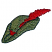 C1: Hat---Lima Bean(Isacord 40 #1177)
C2: Hat Shading---Green Dust(Isacord 40 #1174)
C3: Feather & Hat Band---Poinsettia(Isacord 40 #1147)
C4: Feather Outlines---Winterberry(Isacord 40 #1035)
C5: Hat Outlines---Evergree
