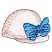 C1: Hat---Linen(Isacord 40 #1071)
C2: Hat Shading---Old Gold(Isacord 40 #1055)
C3: Bow---Crystal Blue(Isacord 40 #1249)
C4: Bow Shading---Tropical Blue(Isacord 40 #1534)
C5: Hat Outlines---Fawn(Isacord 40 #1128)