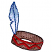 C1: Feather---Eggshell(Isacord 40 #1071)
C2: Feather Tip---Azure Blue(Isacord 40 #1203)
C3: Feather Outlines---Royal Blue(Isacord 40 #1535)
C4: Head Band---Pecan(Isacord 40 #1128)
C5: Band Shading---Redwood(Isacord 40 #