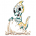 C1: Egg & Ground---Old Gold(Isacord 40 #1055)
C2: Egg Outlines---Sisal(Isacord 40 #1055)
C3: Ground Outlines---Cinnamon(Isacord 40 #1247)
C4: Dino---Canary(Isacord 40 #1124)
C5: Dino---Liberty Gold(Isacord 40 #1025)