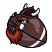 C1: Ball---Pine Bark(Isacord 40 #1170)&#13;&#10;C2: Helmet---Fox(Isacord 40 #1186)&#13;&#10;C3: Horns---Vanilla(Isacord 40 #1022)&#13;&#10;C4: Beard & Eyebrows---Spice(Isacord 40 #1181)&#13;&#10;C5: Stripes, Eyes & Teeth---White(Isacord 40 #1002)&#13;&#10