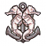 C1: Anchor---Baguette(Isacord 40 #1229)
C2: Anchor Shading---Khaki(Isacord 40 #1179)
C3: Seahorses---Vanilla(Isacord 40 #1022)
C4: Seahorses Shading---Tan(Isacord 40 #1054)
C5: Eyes---White(Isacord 40 #1002)
C6