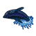 C1: Water---Ice Cap(Isacord 40 #1074)
C2: Water---Crystal Blue(Isacord 40 #1249)
C3: Outline of Water---Blue(Isacord 40 #1076)
C4: Dolphin---Deep Ocean(Isacord 40 #1162)
C5: Dolphin Dark Shading---Dark Ink(Isacord 40 #1