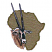C1: Africa Shape & Border---Caper(Isacord 40 #1227)&#13;&#10;C2: Oryx---Cornsilk(Isacord 40 #1055)&#13;&#10;C3: Face & Hump---Eggshell(Isacord 40 #1071)&#13;&#10;C4: Shading---Sisal(Isacord 40 #1055)&#13;&#10;C5: Shading---Bark(Isacord 40 #1186)&#13;&#10;