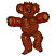 C1: Ears & Paws---Autumn Leaf(Isacord 40 #1126)&#13;&#10;C2: Body, Ears Shading & Paws---Rust(Isacord 40 #1058)&#13;&#10;C3: Bear Highlights---Fawn(Isacord 40 #1128)&#13;&#10;C4: Bear Outlines & Shading---Cinnamon(Isacord 40 #1247)&#13;&#10;C5: Features &