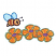 C1: Flower Background---Bright Mint(Isacord 40 #1510)&#13;&#10;C2: Flowers---Canary(Isacord 40 #1124)&#13;&#10;C3: Flowers Shading---Pumpkin(Isacord 40 #1168)&#13;&#10;C4: Flower Outlines---Red Pepper(Isacord 40 #1078)&#13;&#10;C5: Flower Centers---Wild I