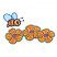 C1: Flower Background---Bright Mint(Isacord 40 #1510)
C2: Flowers---Canary(Isacord 40 #1124)
C3: Flowers Shading---Pumpkin(Isacord 40 #1168)
C4: Flower Outlines---Red Pepper(Isacord 40 #1078)
C5: Flower Centers---Wild I