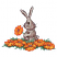 C1: Stem---Bright Mint(Isacord 40 #1510)
C2: Bunny---Oat(Isacord 40 #1127)
C3: Bunny Shading---Fawn(Isacord 40 #1128)
C4: Bunny Shading---Redwood(Isacord 40 #1057)
C5: Bunny Outlines---Pine Bark(Isacord 40 #1170)&#