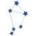 C1: Constellation Lines---River Mist(Isacord 40 #1248)
C2: Stars---Crystal Blue(Isacord 40 #1249)
