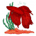 C1: Gravel---Goldenrod(Isacord 40 #1137)
C2: Gravel---Tropicana(Isacord 40 #1511)
C3: Gravel Outlines---Red Berry(Isacord 40 #1246)
C4: Plant---Limedrop - neon(Isacord 40 #1510)
C5: Plant Shading & Outlines---Swiss Ivy(