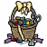 C1: Thread---Erin Green(Isacord 40 #1510)
C2: Material In Basket---Jalapeno(Isacord 40 #1104)
C3: Tape & Bow---Daffodil(Isacord 40 #1135)
C4: Thread & Bow Shading---Canary(Isacord 40 #1124)
C5: Thread & Button---Poinset