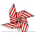 C1: Guide Line---Black(Isacord 40 #1234)
C2: Pinwheel & Stick---White(Isacord 40 #1002)
C3: Pinwheel & Stick Shading---Sterling(Isacord 40 #1011)
C4: Stripes---Poinsettia(Isacord 40 #1147)
C5: Stripes Shading---Bordeaux