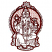 C1: Background---Blossom(Isacord 40 #1257)&#13;&#10;C2: Outlines---Cranberry(Isacord 40 #1035)